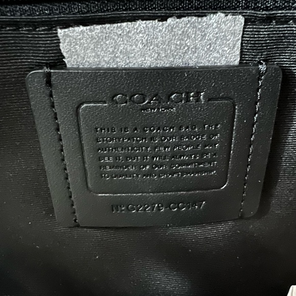 COACH Tartar Plaid Rowan Satchel Crossbody - Picture 8 of 12